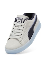 Puma Grey Kids Boys Playstation Suede Sneakers - Image 5 of 7