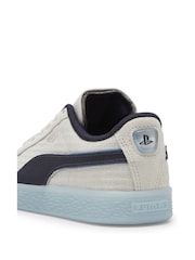 Puma Grey Kids Boys Playstation Suede Sneakers - Image 6 of 7