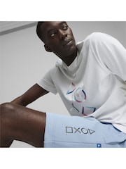 Puma Blue Mens Playstation Shorts - Image 5 of 7