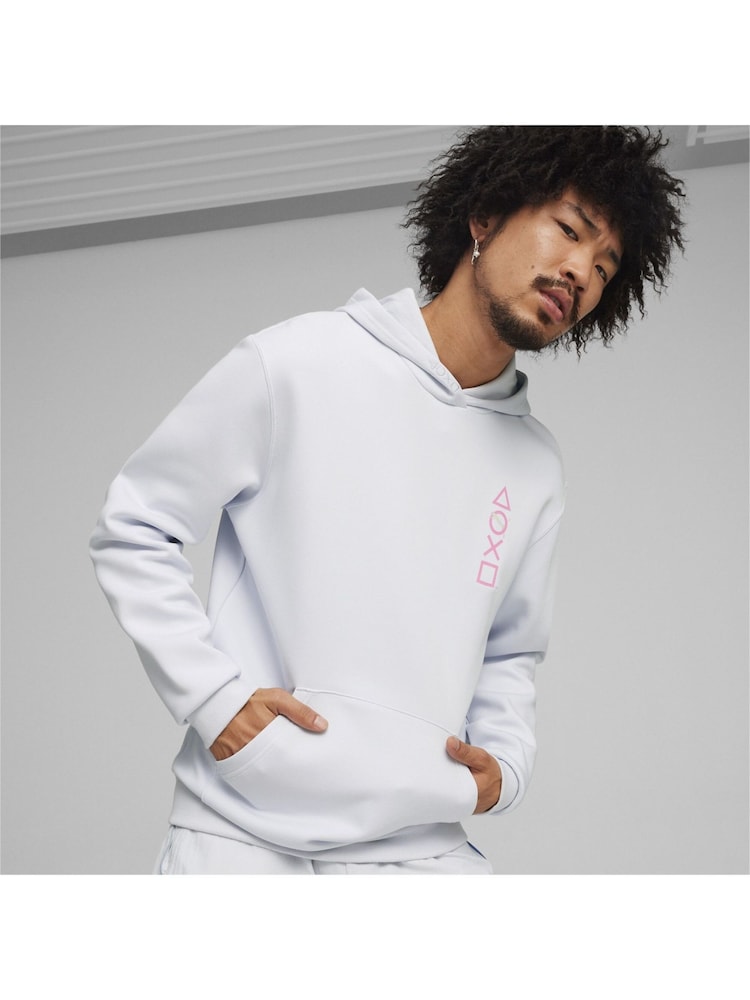 Puma Grey Mens Playstation Hoodie - Image 2 of 7