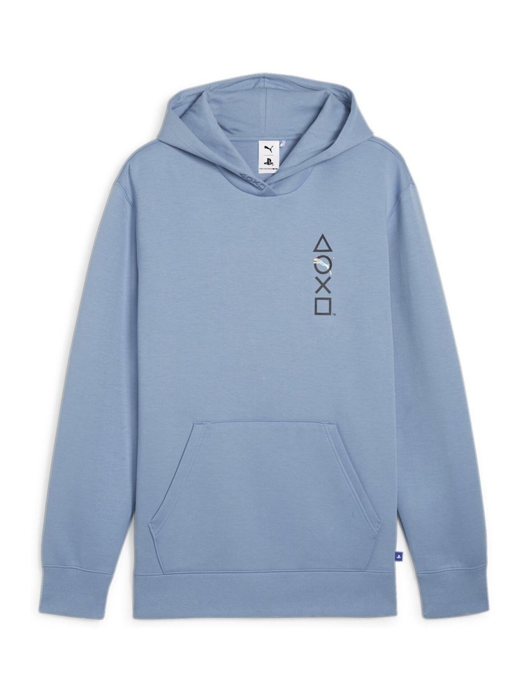 Puma Blue Mens Playstation Hoodie - Image 7 of 7