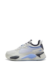Puma Grey Kids Boys Playstation Rs-X Sneakers - Image 2 of 7