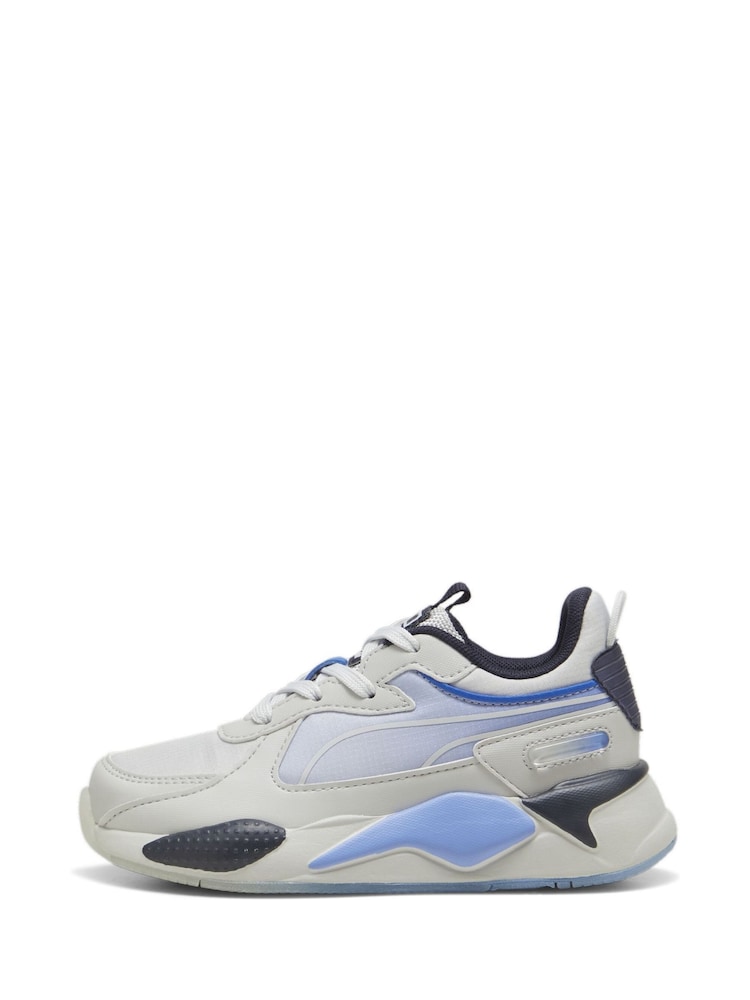 Puma Grey Kids Boys Playstation Rs-X Sneakers - Image 2 of 7
