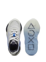 Puma Grey Kids Boys Playstation Rs-X Sneakers - Image 4 of 7