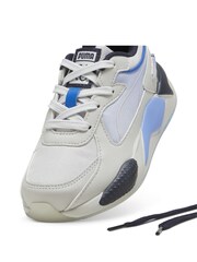 Puma Grey Kids Boys Playstation Rs-X Sneakers - Image 6 of 7
