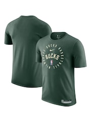Fanatics Green NBA Milwaukee Bucks Practice T-Shirt - Image 1 of 3