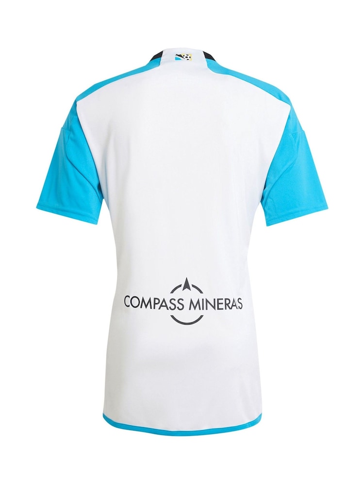 adidas White Sporting Kansas City Third Kids Shirt 2024-25 - Image 2 of 3