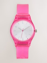 Pink Jelly Strap Watch - Image 3 of 5