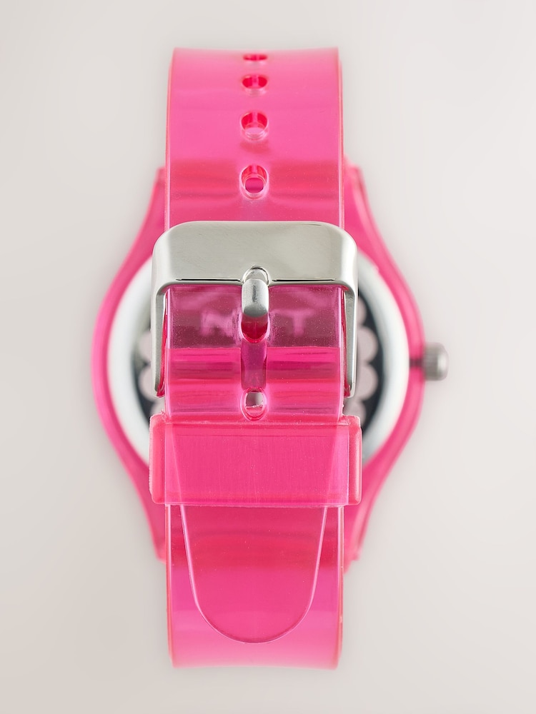 Pink Jelly Strap Watch - Image 4 of 5