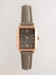 Mink Brown Rectangle Watch - Image 1 of 3