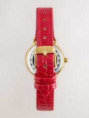 Red Simple Strap Watch - Image 5 of 6