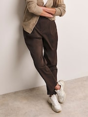 Anthology By JD Williams Chocolate Brown Tailored Wide Leg Trousers - Image 3 of 4