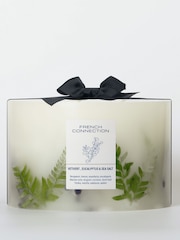 French Connection Botanical Infused Vetivert Eucalyptus Sea Salt Candle 1.5KG - Image 1 of 5