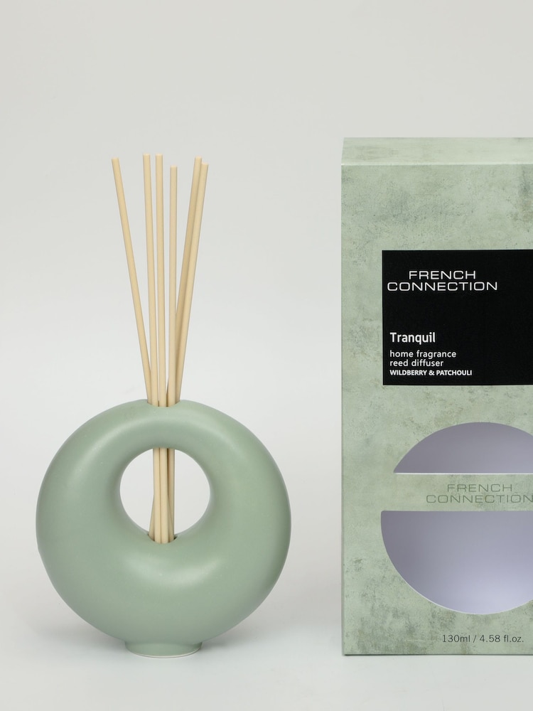 French Connection Green Stone Range Wildberry Patchouli Reed Diffuser 130ML - Image 1 of 4