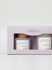 French Connection Lilac Pastel Range Orchid Petal 130G Candle and 100ML Reed Diffuser Gift Set - Image 2 of 5