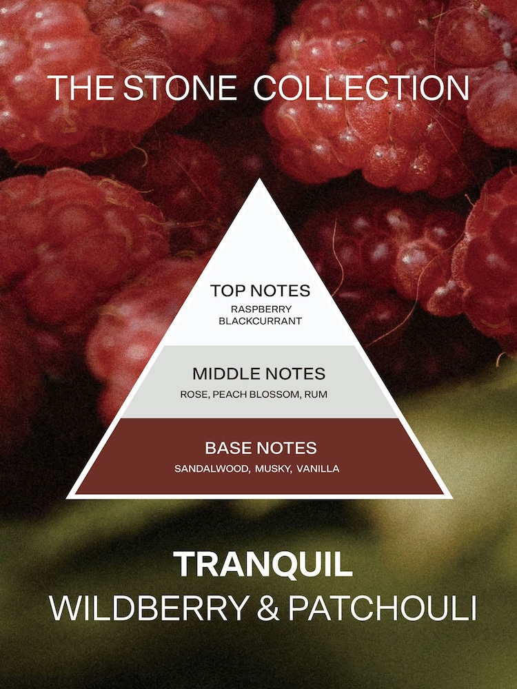 French Connection Green Stone Range Wildberry Patchouli Candle 224G - Image 2 of 2