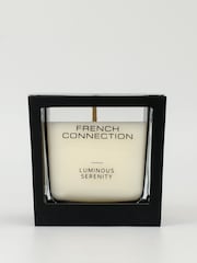French Connection Black Wooden Surround Luminous Serenity Candle 200G - Image 2 of 6