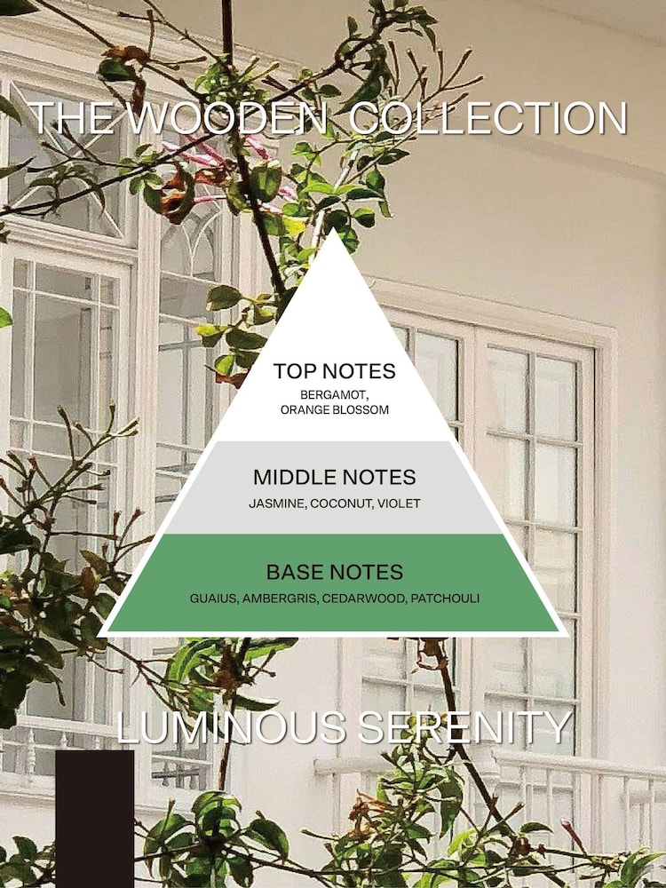 French Connection Black Wooden Surround Luminous Serenity Reed Diffuser 100ML - Image 4 of 4