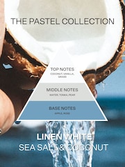 French Connection White Pastel Range Sea Salt Coconut Candle 1.5KG - Image 5 of 5