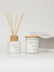 French Connection White Pastel Range Sea Salt Coconut 130G Candle and 100ML Reed Diffuser Gift Set - Image 3 of 5