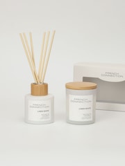 French Connection White Pastel Range Sea Salt Coconut 130G Candle and 100ML Reed Diffuser Gift Set - Image 4 of 5