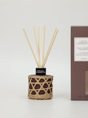 French Connection Brown Woven Detail Cherry Cedarwood Reed Diffuser 100ML - Image 1 of 4