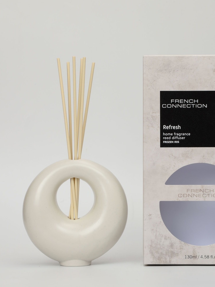 French Connection White Stone Range Iris Blossom Reed Diffuser 130ML - Image 1 of 3