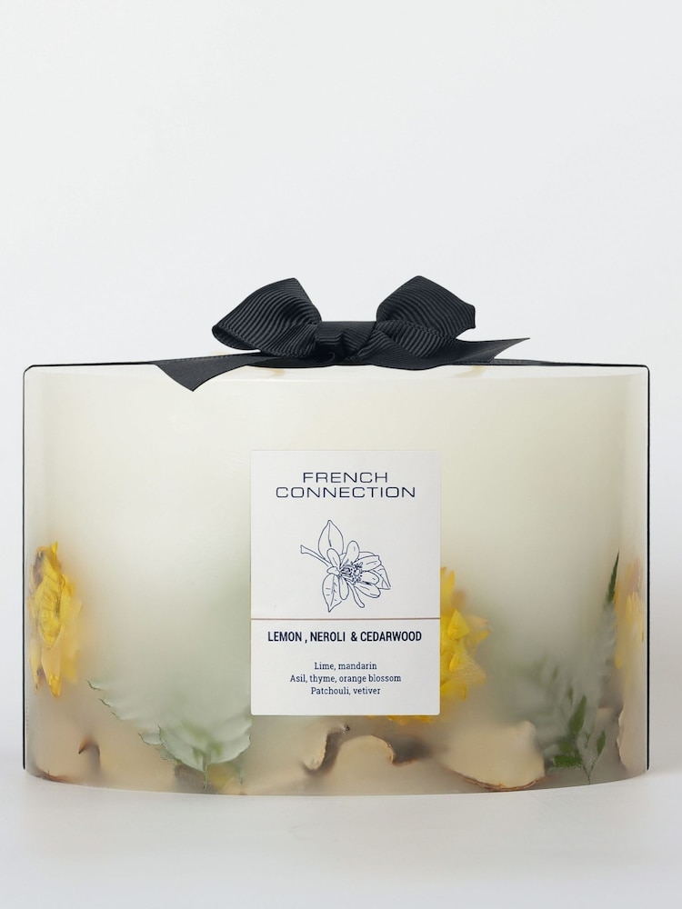 French Connection Botanical Infused Lemon Neroli Cedarwood Candle 1.5KG - Image 2 of 6