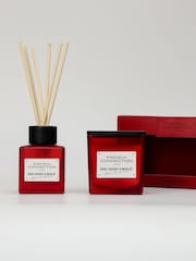 French Connection Red Square Range Cherry Merlot 200G Candle and 100ML Reed Diffuser Gift Set - Image 1 of 5
