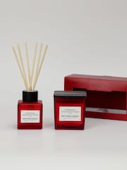 French Connection Red Square Range Cherry Merlot 200G Candle and 100ML Reed Diffuser Gift Set - Image 3 of 5