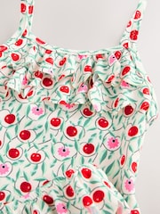 Cream/Pink/Green Cath Kidston Cherry Print Tankini (3mths-7yrs) - Image 9 of 9