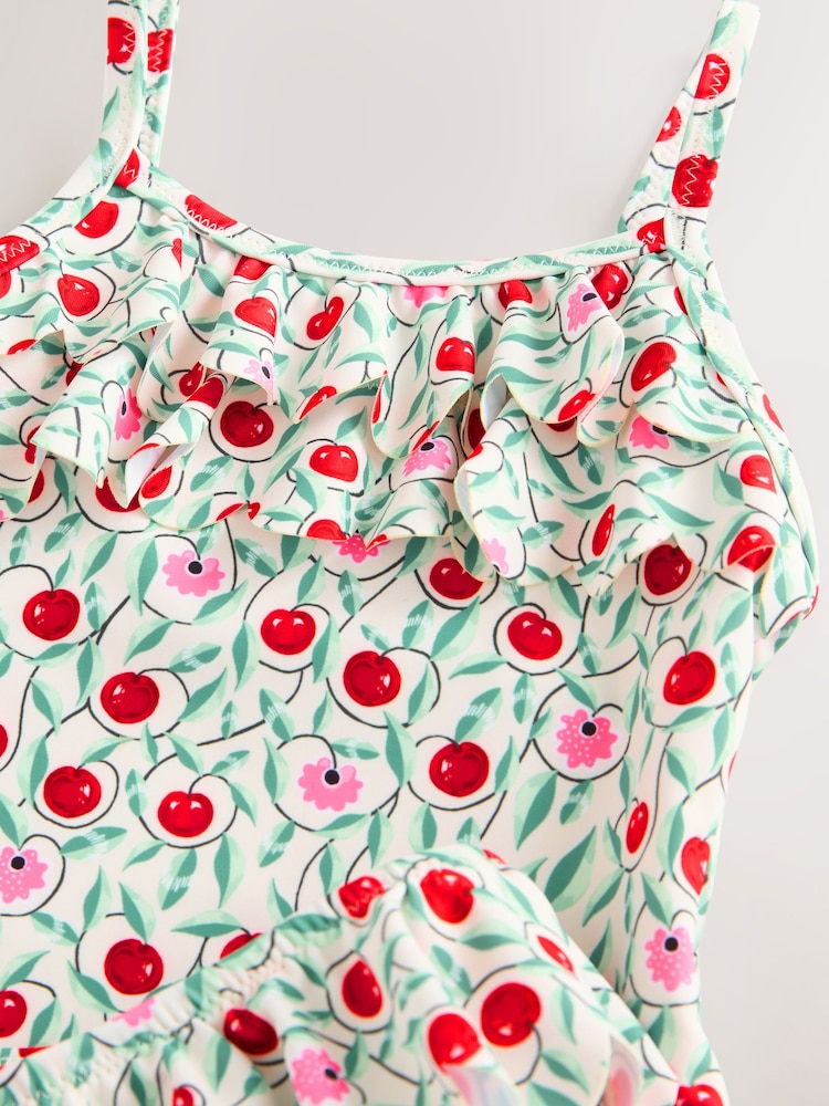 Cream/Pink/Green Cath Kidston Cherry Print Tankini (3mths-7yrs) - Image 9 of 9 Cream/Pink/Green Cath Kidston Cherry Print Tankini (3mths-7yrs) - Image 9 of 9