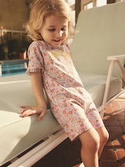 Rosa - Cath Kidston Ditsy Floral Print Sunsafe Swimsuit (3mths-7yrs) - Imagen 1 de 8