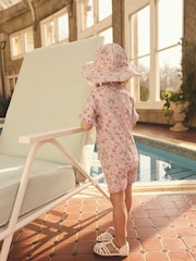 Rosa - Cath Kidston Ditsy Floral Print Hat (3mths-10yrs) - Imagen 2 de 9