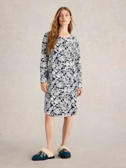 White Stuff Blue Eva Jersey Nightie - Image 1 of 6