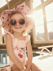 Rosa - Cath Kidston Floral Print Cherry Hat (3mths-10yrs) - Imagen 4 de 7