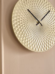 Gold Geo Wall Clock - Image 3 of 5