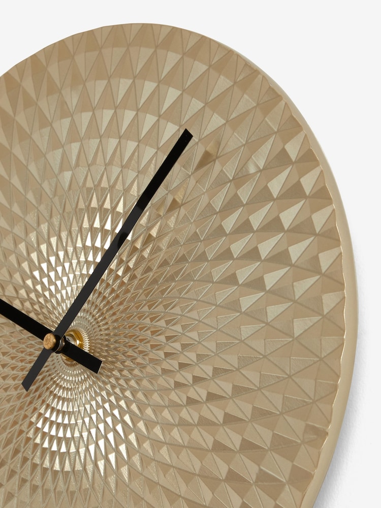 Gold Geo Wall Clock - Image 5 of 5