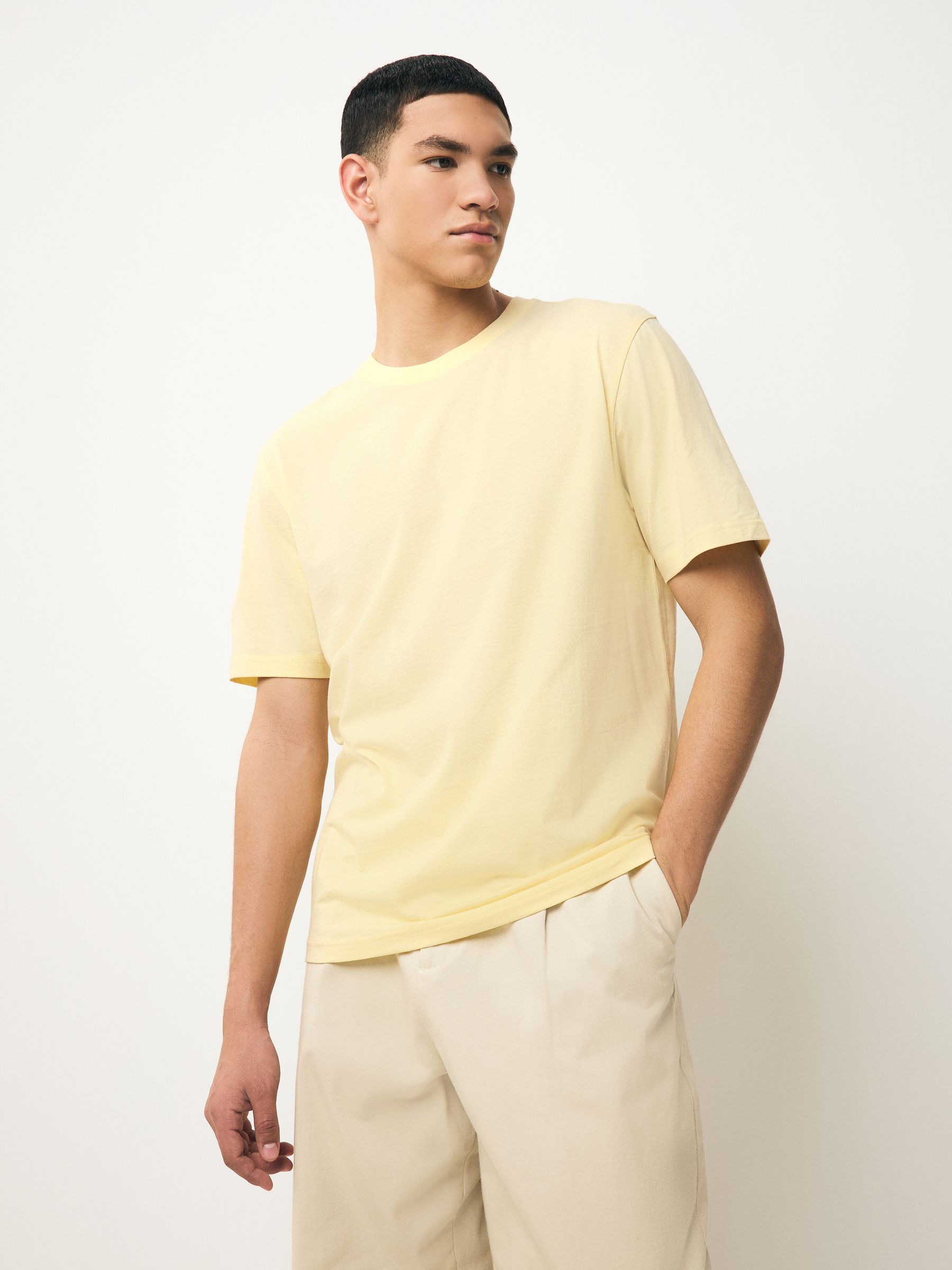 Buy Pastels White/Blue/Green/Pink/Yellow/Lilac Purple Regular Fit