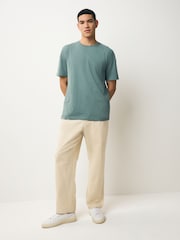 Pastels White/Blue/Green/Pink/Yellow/Lilac Purple Regular Fit Essential Cotton T-Shirts 6 Pack - Image 3 of 12