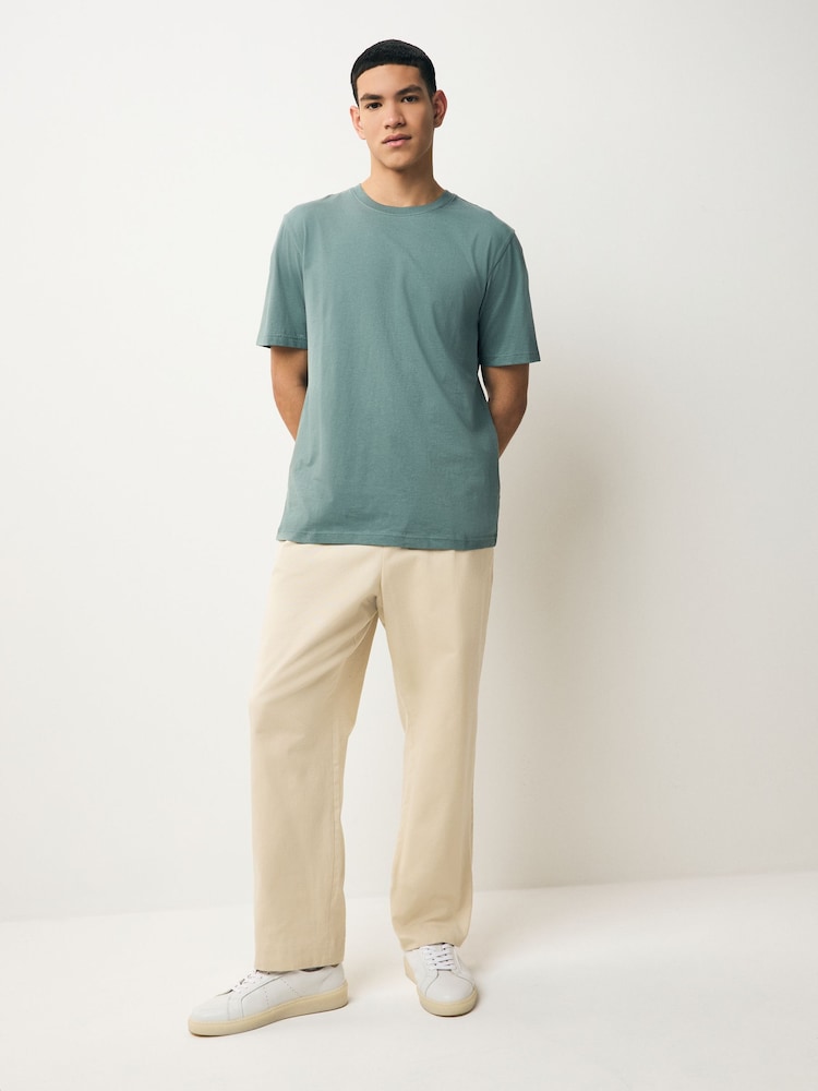 Pastels blanc/bleu/vert/rose/jaune/violet lilas - Ajustement régulier - Lot de t-shirts essentiels en coton 6 - Image 3 of 12