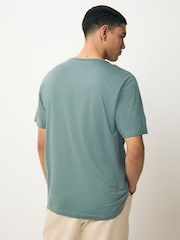 Pastels White/Blue/Green/Pink/Yellow/Lilac Purple Regular Fit Essential Cotton T-Shirts 6 Pack - Image 4 of 12