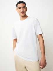 Pastels White/Blue/Green/Pink/Yellow/Lilac Purple Regular Fit Essential Cotton T-Shirts 6 Pack - Image 6 of 12