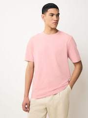 Pastels White/Blue/Green/Pink/Yellow/Lilac Purple Regular Fit Essential Cotton T-Shirts 6 Pack - Image 8 of 12