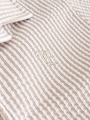 Baker by Ted Baker Stone Textured Shirt And Shorts Set - Image 11 of 12