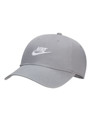 Nike Grey Club Unstructured Futura Wash 100% Cotton Cap - Image 1 of 2