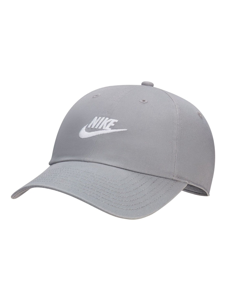 Nike Grey Club Unstructured Futura Wash 100% Cotton Cap - Image 1 of 2
