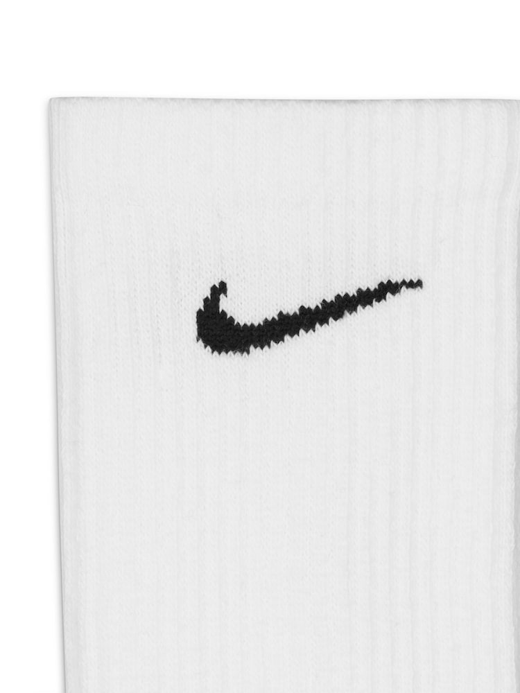 Nike Grey/White Everyday Plus Cushioned Training Crew Socks 6 Pack - Image 4 of 4