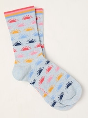 FatFace Blue Sunrise Socks - Image 1 of 2
