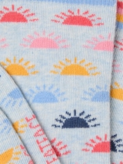 FatFace Blue Sunrise Socks - Image 2 of 2
